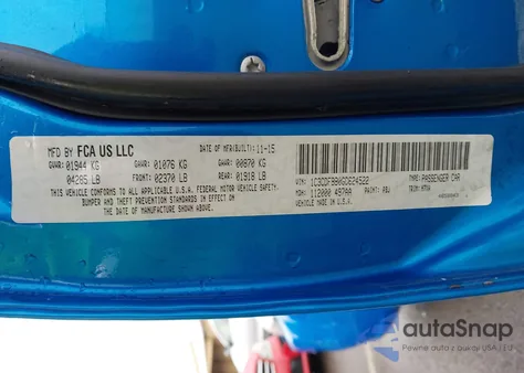 2016 Dodge Dart Sxt from USA, damaged, VIN 1C3CDFBB0GD624522